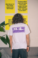 Laden Sie das Bild in den Galerie-Viewer, Turbo Violet-White Shirt