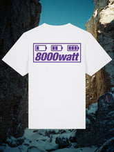 Laden Sie das Bild in den Galerie-Viewer, Turbo Violet-White Shirt