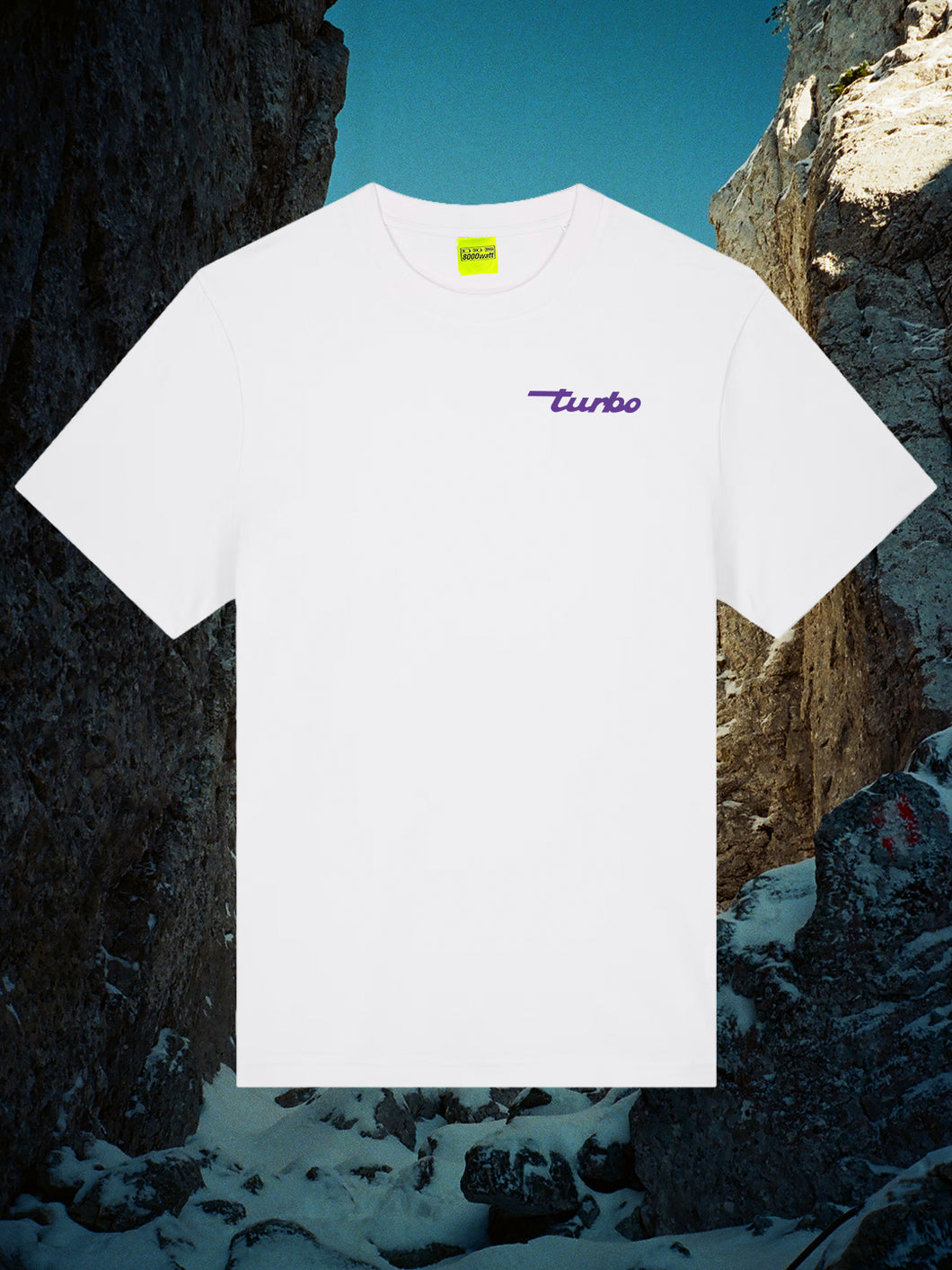 Turbo Violet-White Shirt