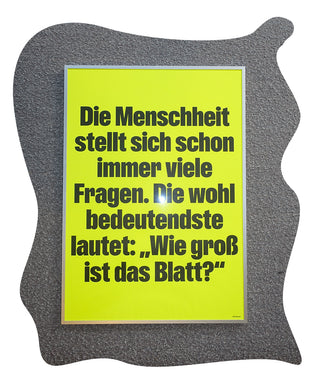 Die Menschheit... Poster 8000watt