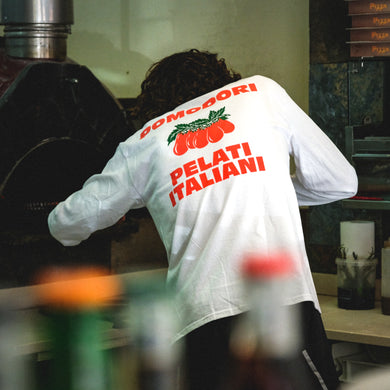 Pomodori Pelati Italiani Longsleeve White