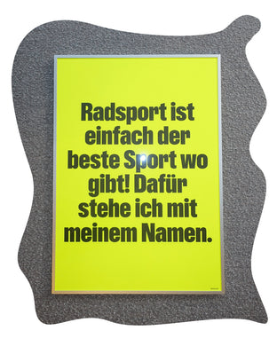 Radsport ist einfach der beste Sport... Poster 8000watt